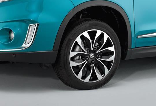 Suzuki Alloy Wheel 'Misti' 6.5J X 17" Gloss Black Polished Finish - Vitara