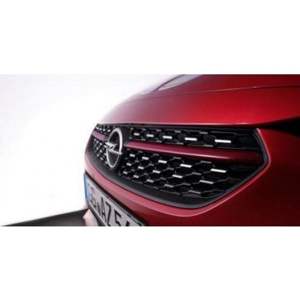 Vauxhall Corsa F / e-Corsa Grille Logobar - Red