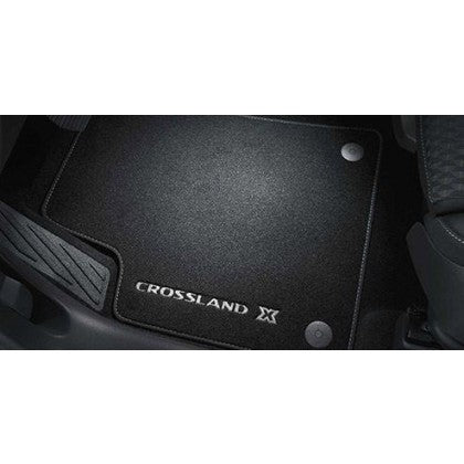 Vauxhall Crossland X - Footwell Floor Mats - Velour Carpet - Jet Black