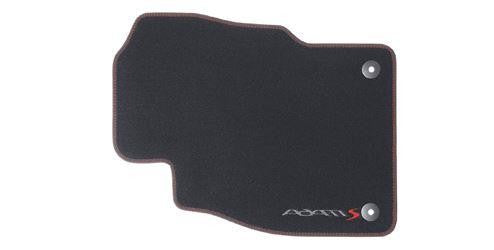 Vauxhall ADAM - Floor Mats - Velour Carpet - Black with Red Stitching
