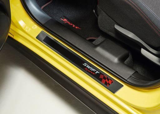Suzuki Sport Door Sill Trim Set Black - Swift