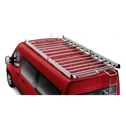 Vauxhall Movano B Aluminium Roof Rack Tray including roller - Black L4H2
