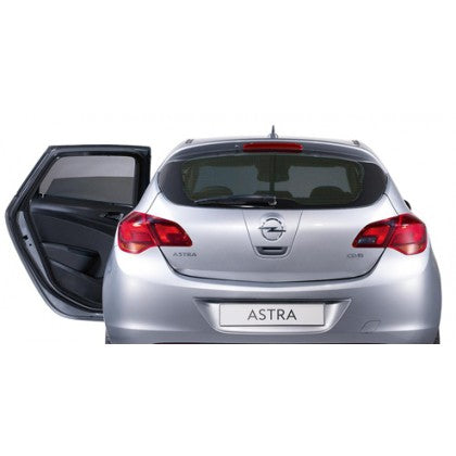 Vauxhall Astra J 4-dr Sun Blind Privacy Shades - Rear Side Windows