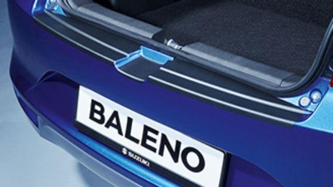 Suzuki Rear Bumper Top Protection Sheet, Black - Baleno