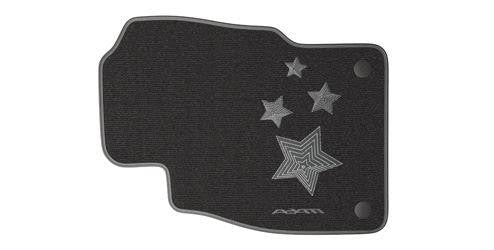 Vauxhall ADAM - Floor Mats - Velour Carpet - Black/Stars & Stripes