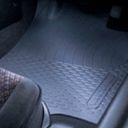 Vauxhall Combo C Rubber Floor Mats - Rear Pair - Crew Van