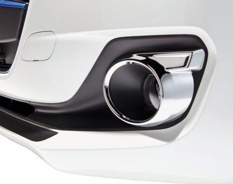 Suzuki Front Fog Lamp Trim Set, Chromed - Swift