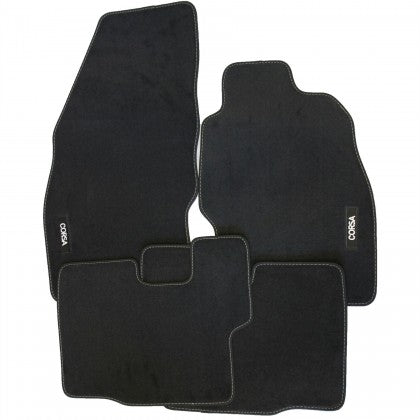 Vauxhall Corsa E Carpet Footwell Mats Tailored Fitted Black Set of 4