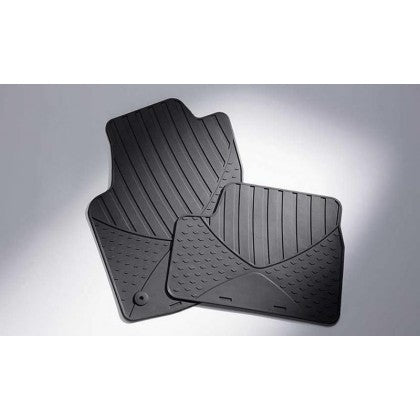 Vauxhall Corsa E 5-dr Footwell Floor Mats - Rubber All Weather - Rear