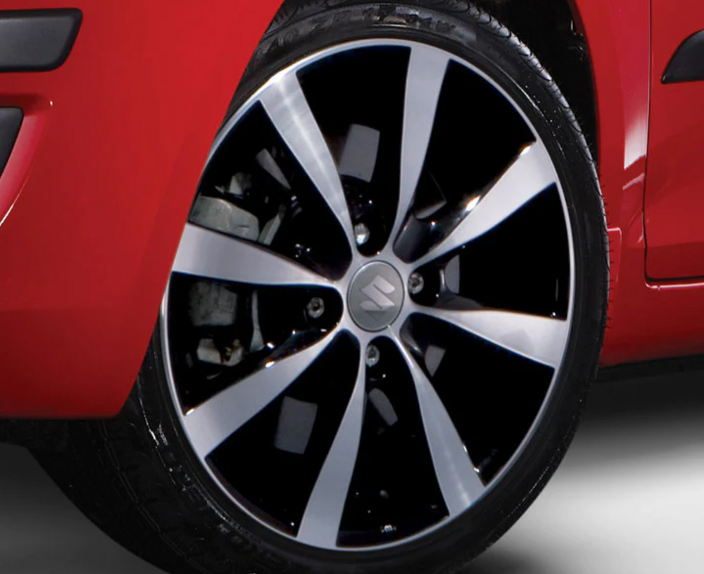 Suzuki ‘Cannes’ Alloy Wheel Black/Polished Silver - Swift