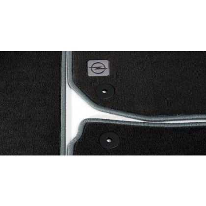 Vauxhall Zafira B Deluxe Velour Floor Mats (set of 6) - grey binding
