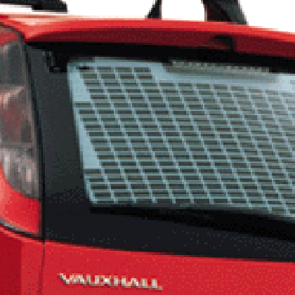 Vauxhall Astravan Rear Window Grille