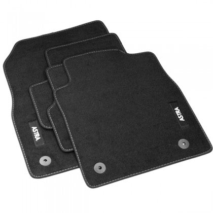 Vauxhall Astra J Carpet Footwell Mats Tailored Fitted Black Set of 4