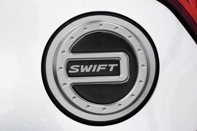 Suzuki Aluminium Fuel Cap Cover Carbon - Swift