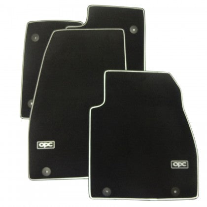 Vauxhall Insignia A Velour Carpet Fotwell Floor Mats Black - with "OPC"