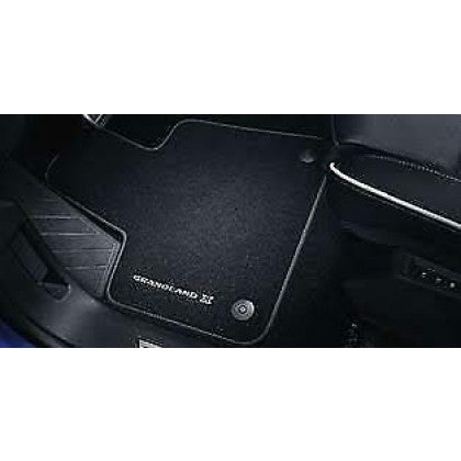 Vauxhall Grandland X - Footwell Floor Mats - Velour Carpets - Jet Black