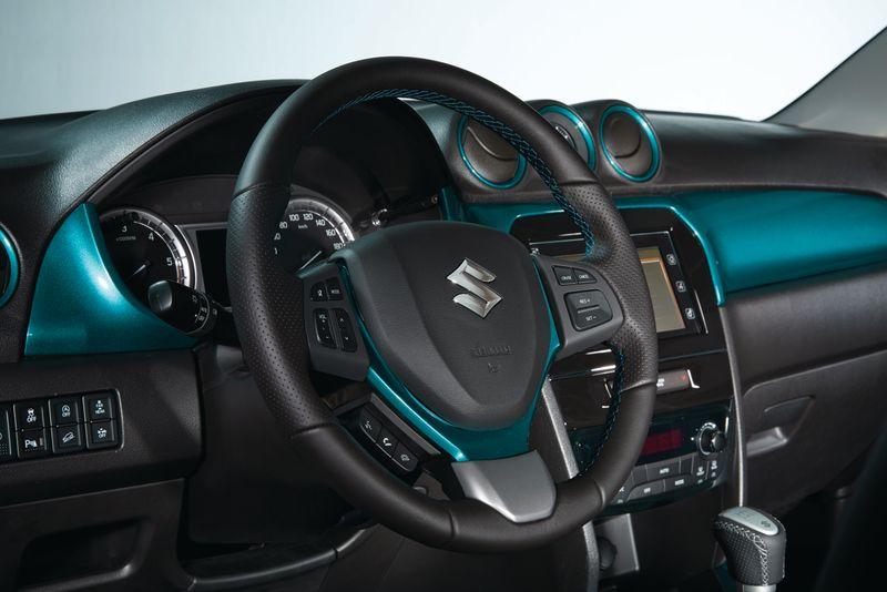 Suzuki Steering Wheel Coloured Trim Atlantis Turquoise - Vitara