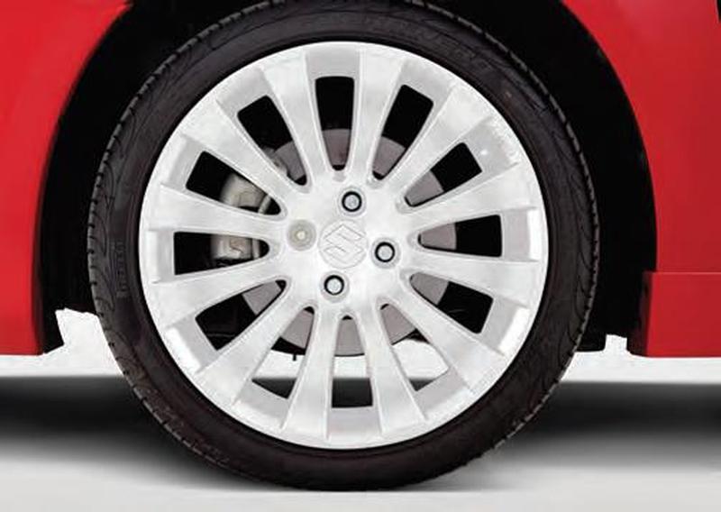 Suzuki ‘Leipzig’ Alloy Wheel Set 4, White Finish - Swift